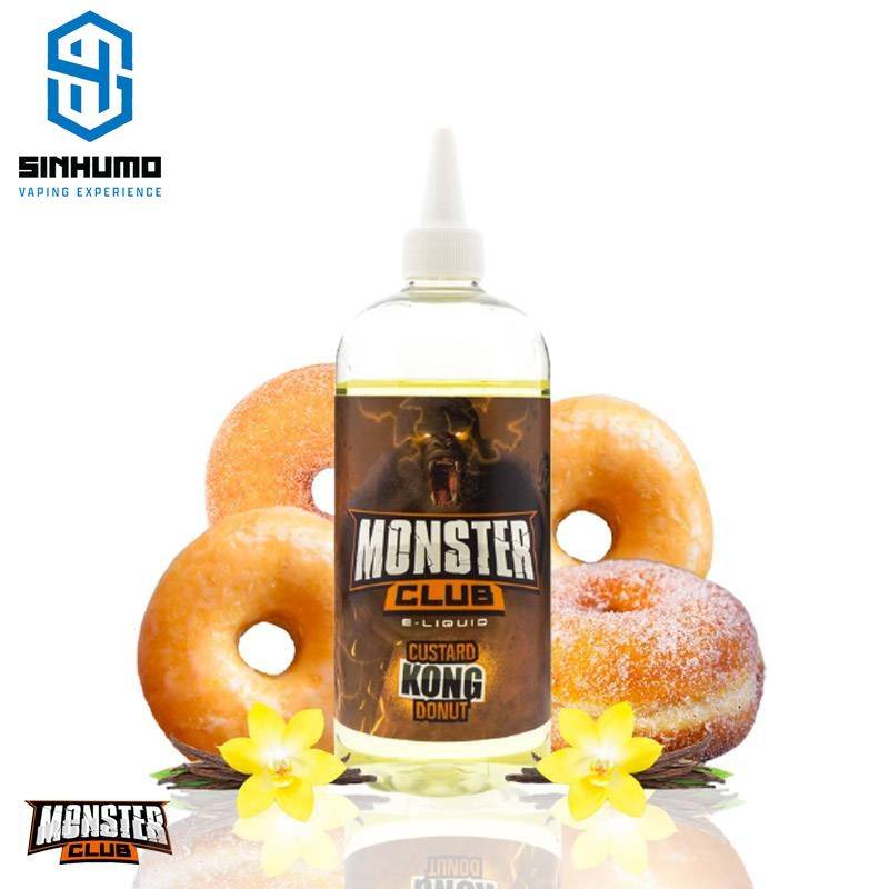 E-liquid de donuts con vainilla. Custard Kong Donut 450ml By Monster Club