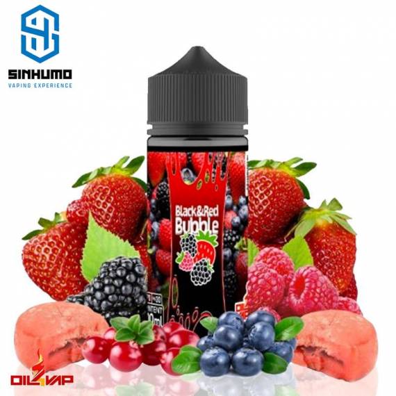 Eliquid Black & Red Bubble 100ml by Oil4vap