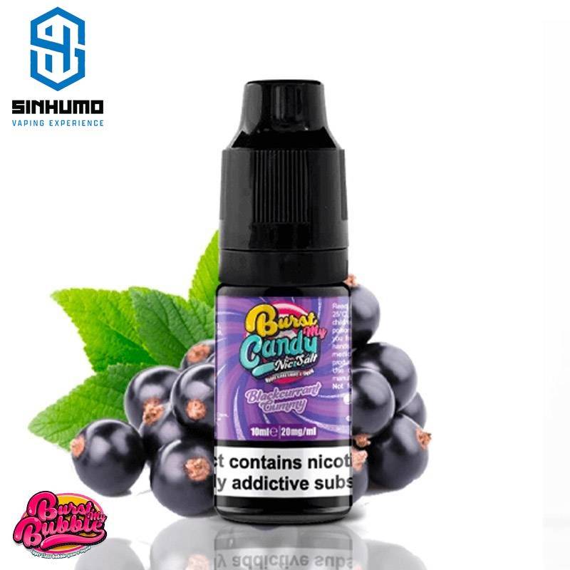 Blackcurrant Gummy Nic Salt 10ml By Burst My Candy