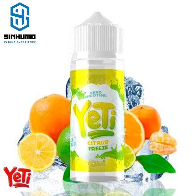 Cold Citrus Freeze 100ml By Yeti Ice ELiquids