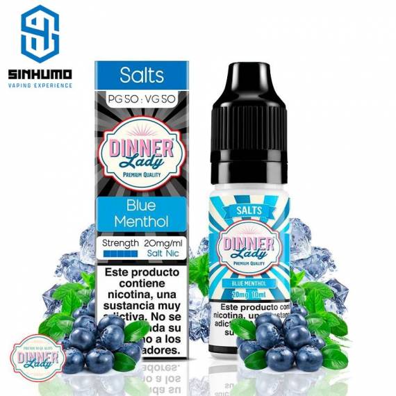 Blue Menthol 10ml by Dinner Lady Salts