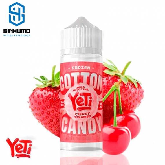 Cherry Strawbs (Frozen Cotton Candy) 100ml By Yeti Ice ELiquids