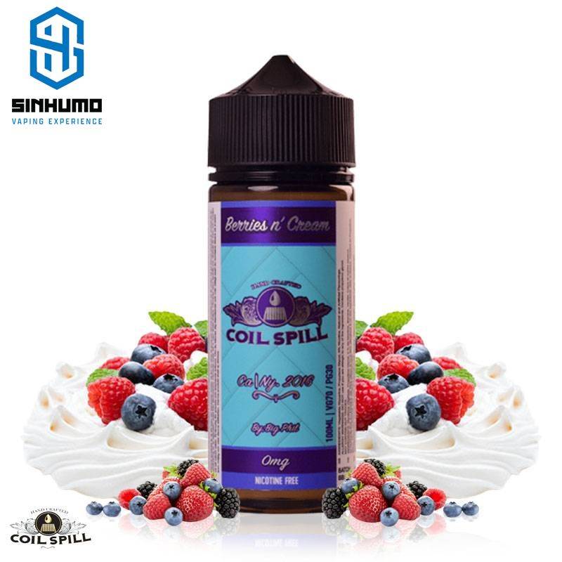 Berries N' Cream 100ml by Coil Spill