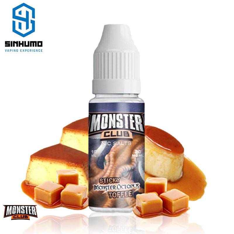 Sales de Nicotina Sticky Monster Octopus Toffee 10 ml by Monster Club