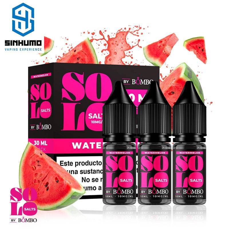 Sales Solo Salts Watermelon 30ml (Pack de 3x10ml) by Bombo