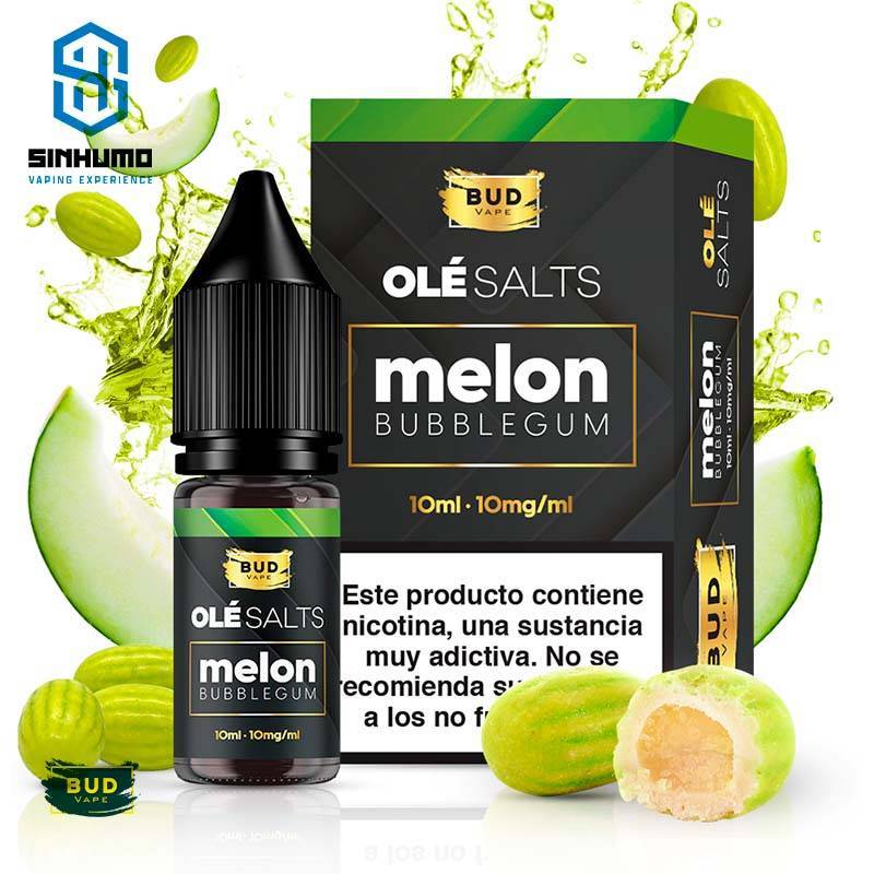 Olé Salts Bud Vape Melon Bubblegum 10ml