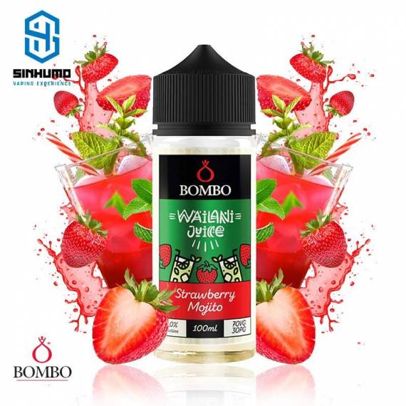 Strawberry Mojito (Wailani Juice) 100ml by Bombo E-liquids