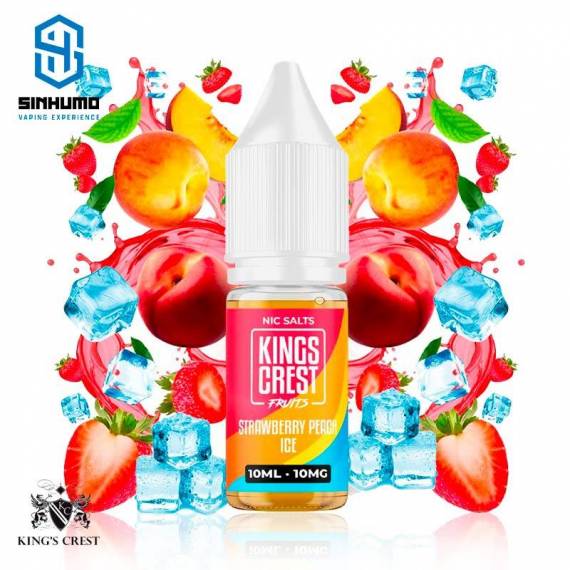 Sales Strawberry Peach Ice 10ml by Kings Crest