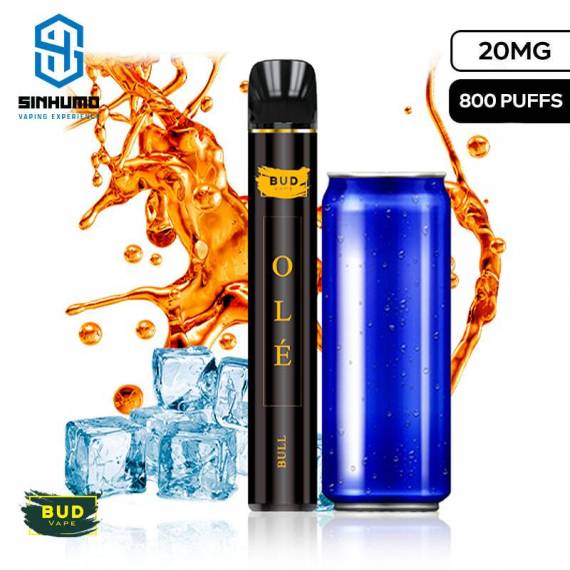 [Olé 800] Vaper Desechable Bull 20mg by Bud Vape