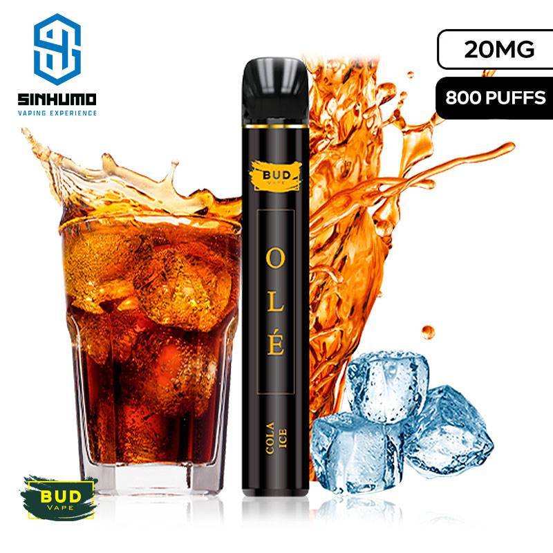 [Olé 800] Vaper Desechable Cola Ice 20mg by Bud Vape