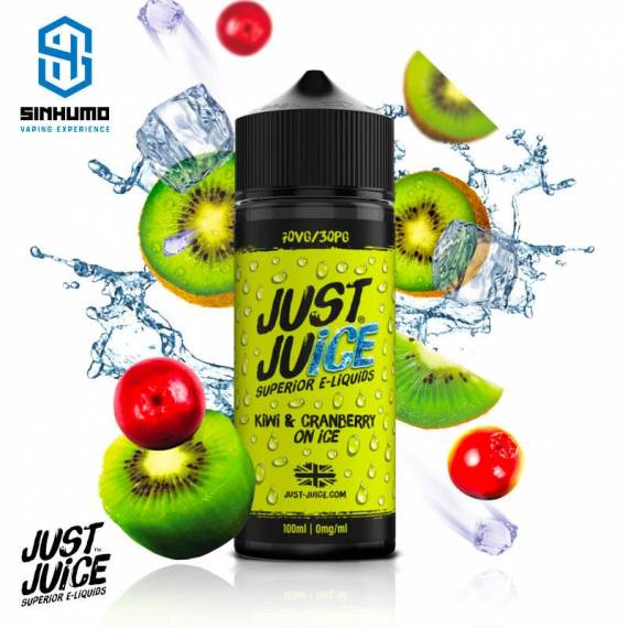 Kiwi & Cranberry On Ice 100ml By Just Juice