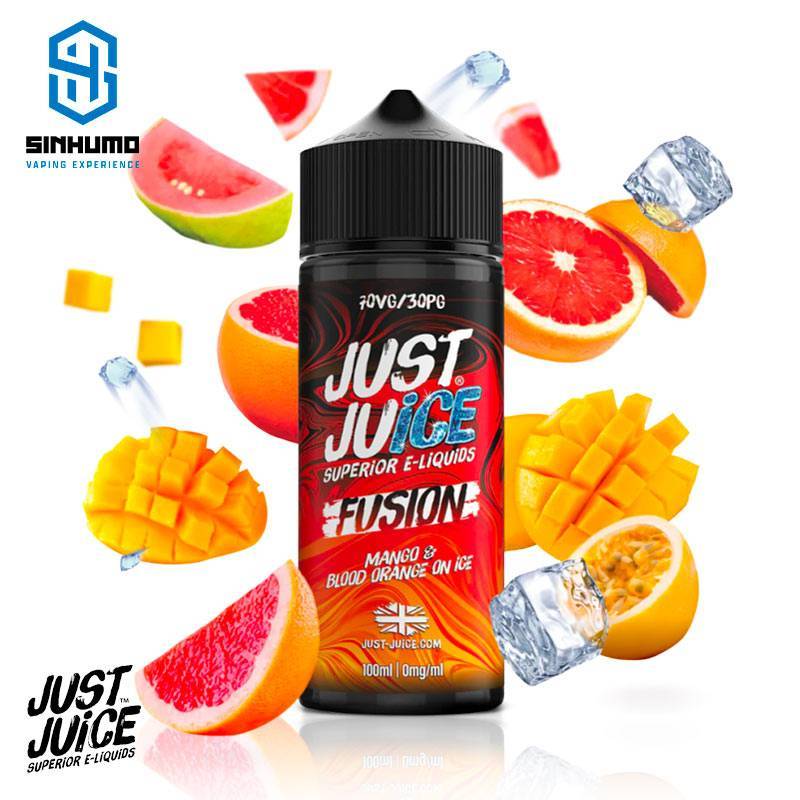 Fusion Mango & Blood Orange On Ice 100ml By Just Juice