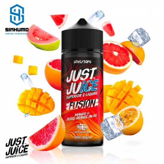 Fusion Mango & Blood Orange On Ice 100ml By Just Juice