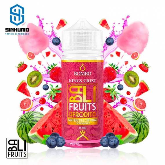 Watermelon Kiwi Strawberry Afrodita 100ml Bali Fruits By Kings Crest