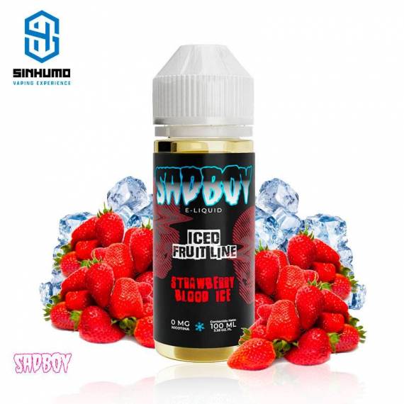 Strawberry Blood Ice (Iced Fruit line) 100ml by Sadboy