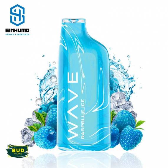 Wave 800 Bud Vape Raspblue Ice 20mg