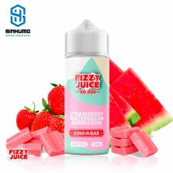 Strawberry Watermelon Bubblegum 100ml by Fizzy Juice King Bar