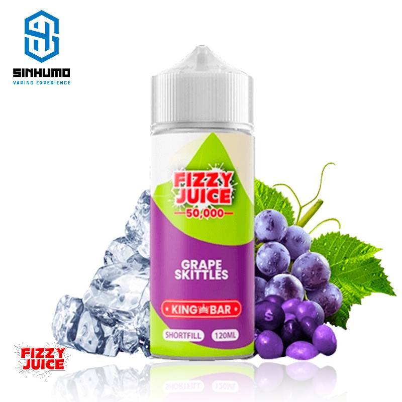 Grape Skittles 100ml by Fizzy Juice King Bar |SinHumo