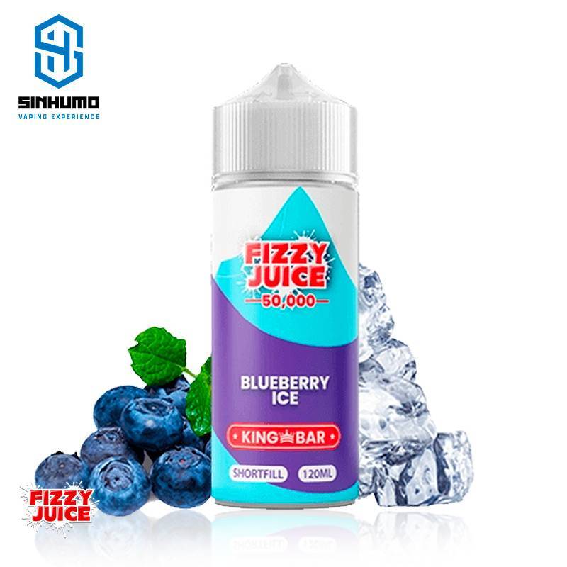 Blueberry ice 100ml by Fizzy Juice King Bar