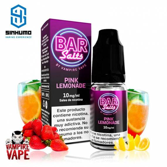 Sales Pink Lemonade Bar Salts 10ml By Vampire Vape