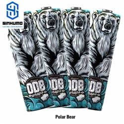 Pack de 4 Battery Wraps 20700 Polar Bear - ODB Wraps