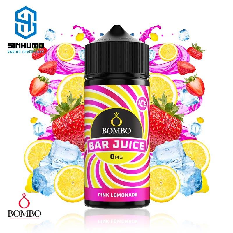 Pink Lemonade Ice 100ml Bar Juice by Bombo E-liquids