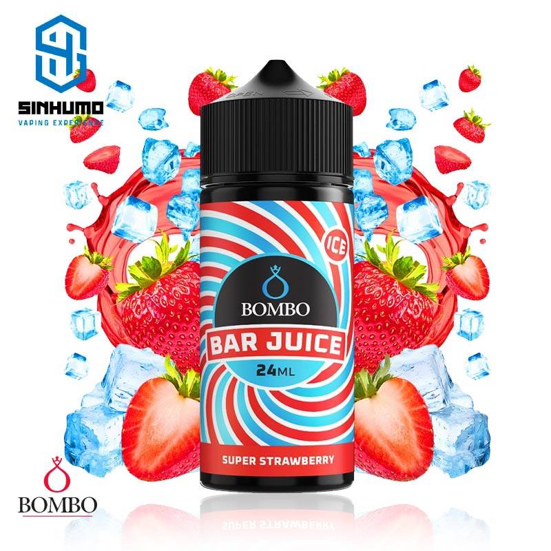 Aroma Super Strawberry Ice 24ml (Longfill) Bar Juice by Bombo E-liquids