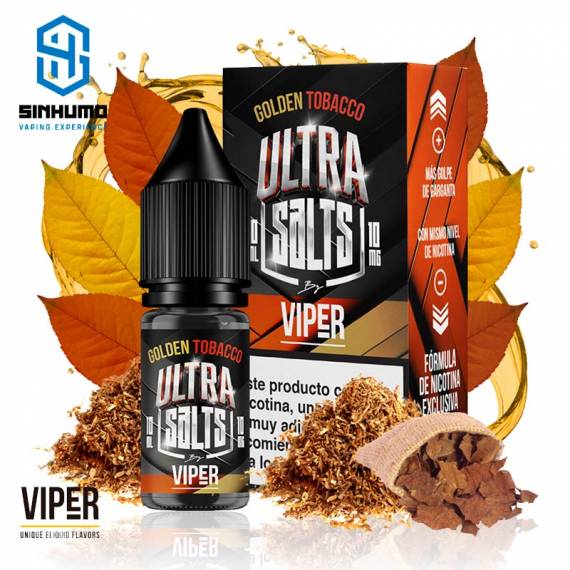 Sales Golden Tobacco Ultra Salts 10ml By Viper