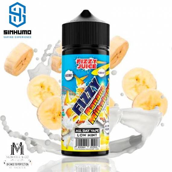 Banana Milkshake (Fizzy Juice) 100ml by Mohawk & Co