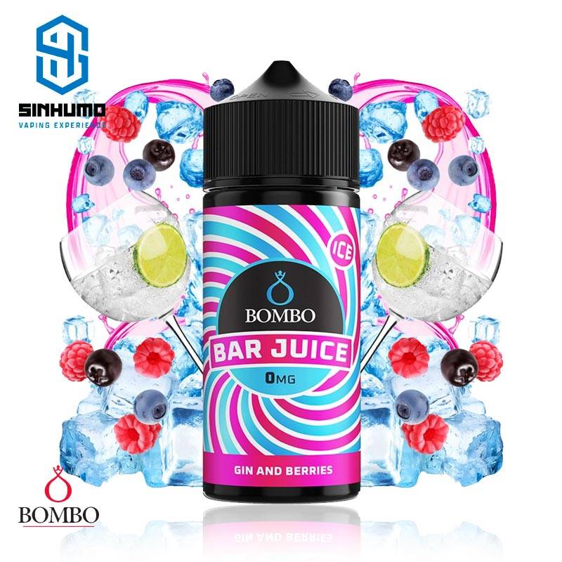 Gin Berries Ice 100ml Bar Juice by Bombo E-liquids