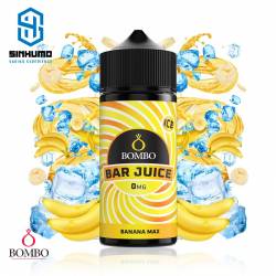 Banana Max Ice 100ml Bar Juice by Bombo E-liquids