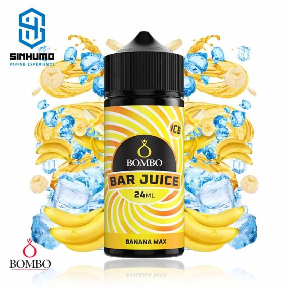 Aroma Banana Max Ice 24ml (Longfill) Bar Juice by Bombo E-liquids