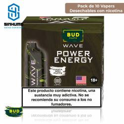 [Pack 10 und] Wave 800 Bud Vape Power Energy 20mg