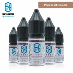 Pack de 20 Nicokits 50/50 9mg By Sinhumo