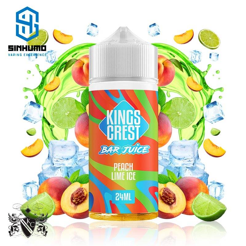 Aroma Peach Lime Ice 24ml (Longfill) Bar Juice by Kings Crest