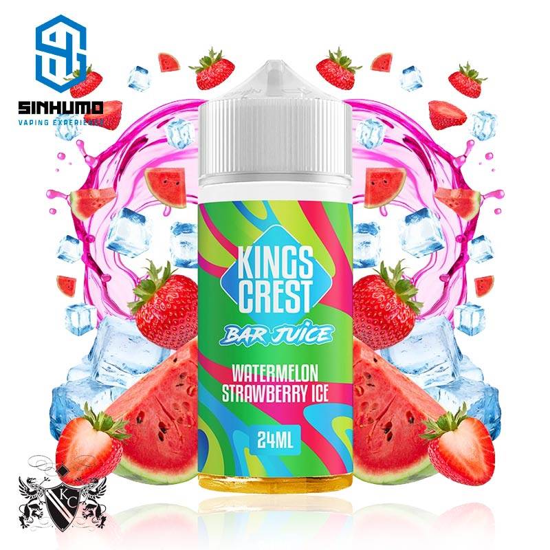 Aroma Watermelon Strawberry Ice 24ml (Longfill) Bar Juice by Kings Crest