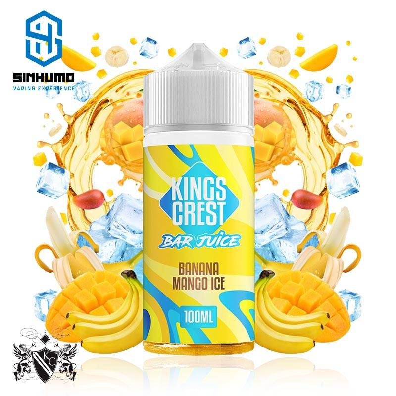 Banana Mango Ice 100ml Bar Juice by Kings Crest