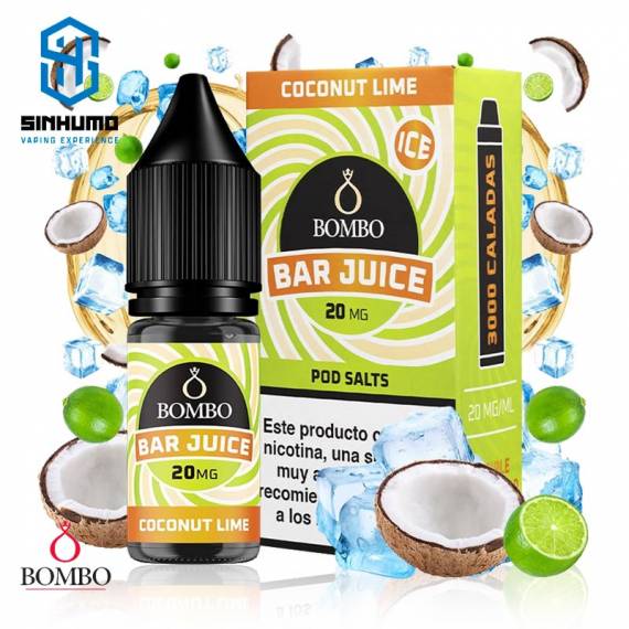 Sales Coconut Lime Ice 10ml Bar Juice By Bombo E-liquids