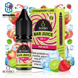 Sales Strawberry Lime Ice 10ml Bar Juice By Bombo E-liquids