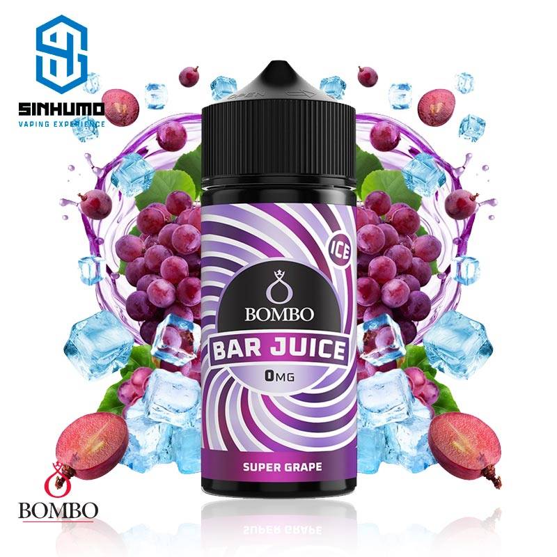 Super Grape Ice Ice 100ml Bar Juice by Bombo E-liquids