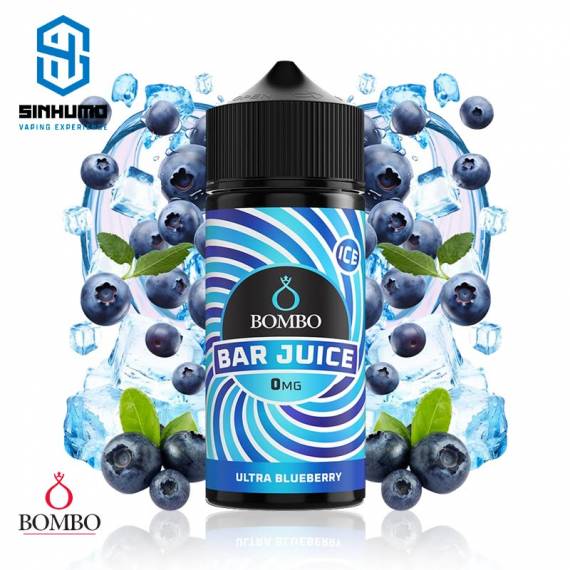 Ultra Blueberry Ice 100ml Bar Juice by Bombo E-liquids