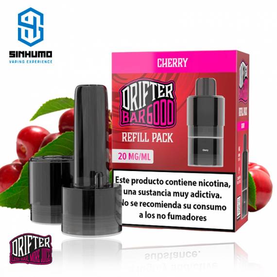 Refill Pack Bar 6000 Cherry by Drifter