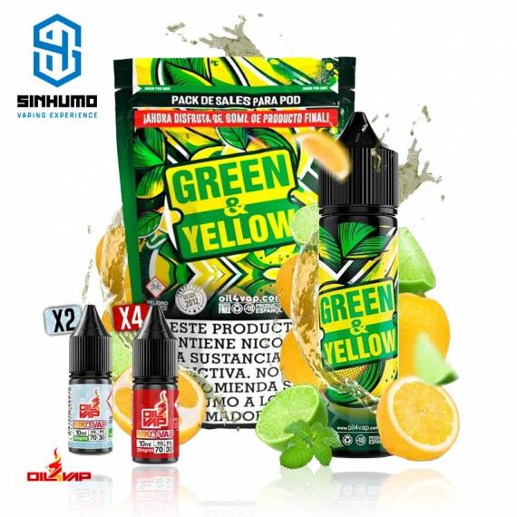 Green & Yellow (Pack de Sales) 60ml By Oil4Vap