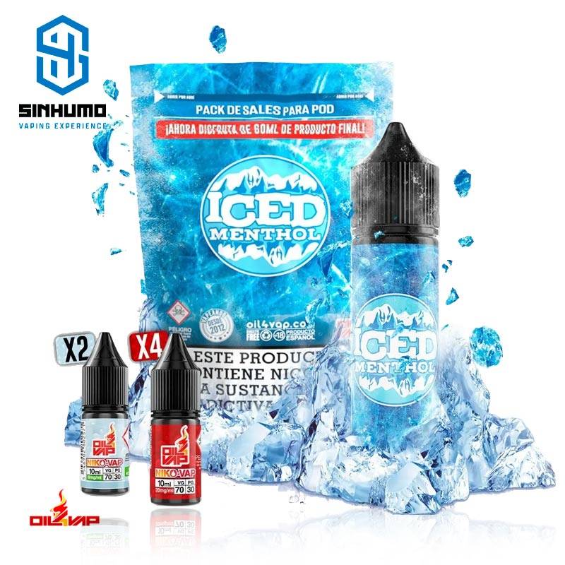 Iced Menthol (Pack de Sales) 60ml By Oil4Vap