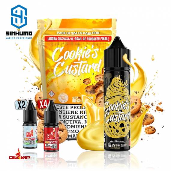 Cookie´s Custard (Pack de Sales) 60ml By Oil4Vap