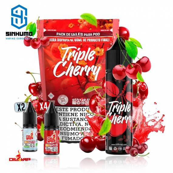 Triple Cherry (Pack de Sales) 60ml By Oil4Vap