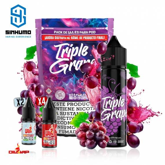 Triple Grape (Pack de Sales) 60ml By Oil4Vap