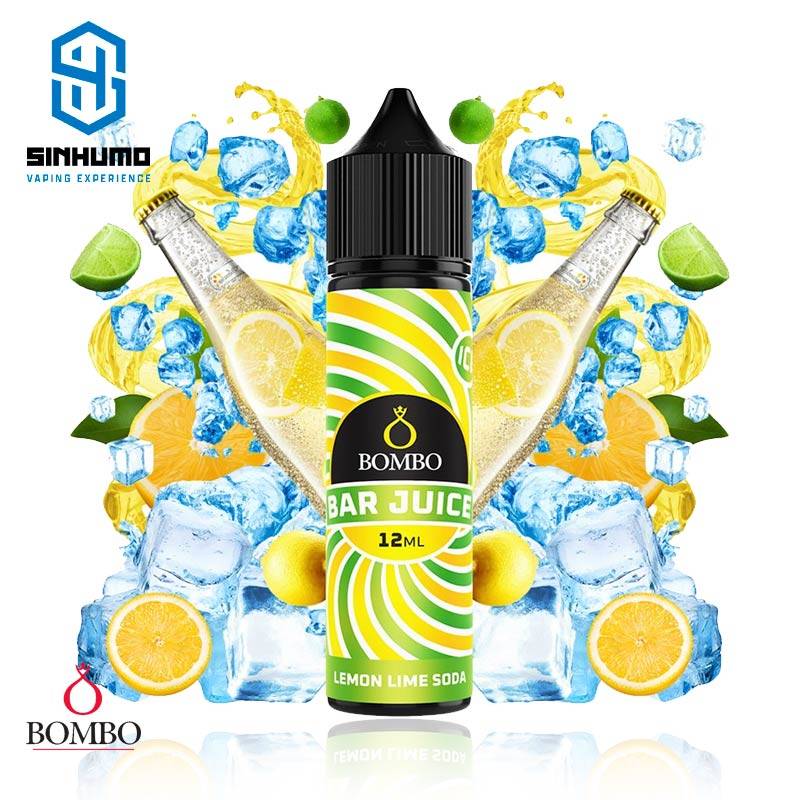 Aroma Lemon Lime Soda Ice 12ml (Longfill) Bar Juice by Bombo E-liquids