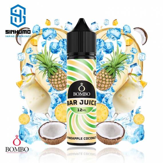 Aroma Pineapple Coconut Ice 12ml (Longfill) Bar Juice by Bombo E-liquids