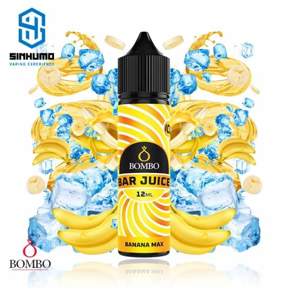 Aroma Banana Max Ice 12ml (Longfill) Bar Juice by Bombo E-liquids